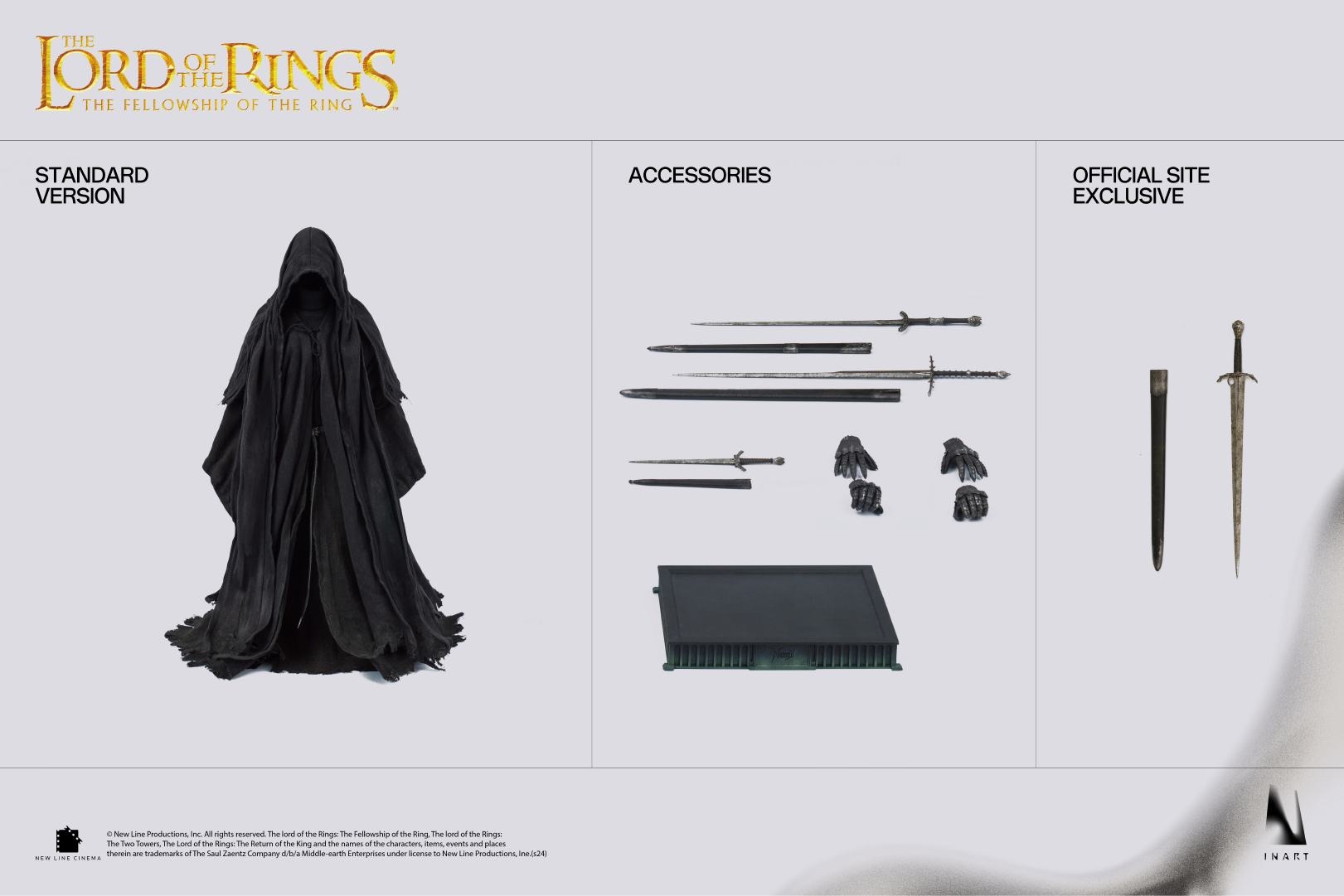 In stock! INART The Lord of the Rings: The Fellowship of the Ring Nazgûl 1/6 Collectible Figure Regular Version