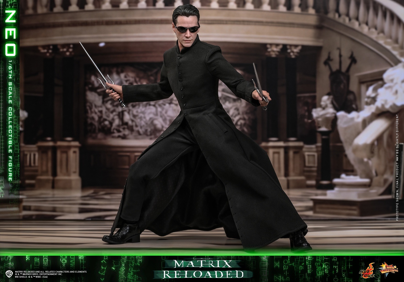 Pre order! Hot Toys MMS868 The Matrix Reloaded: Neo 1/6 Scale Collectible Figure