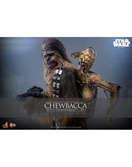 In stock! Hot Toys MMS766 Chewbacca with Disassmbled C-3PO 1/6 Star Wars figure