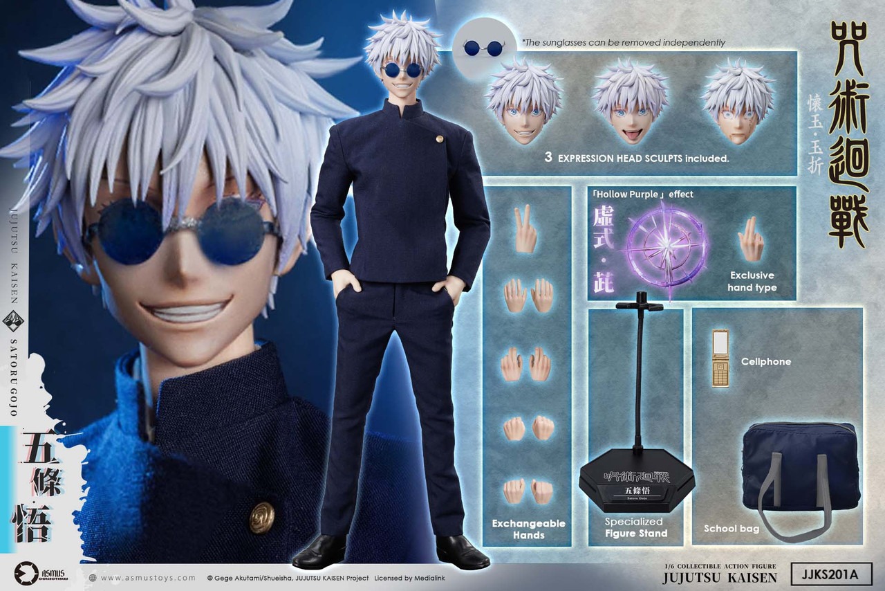 Pre order! Asmus toys JJKS201A 1/6 Jujutsu Kaisen - SATORU GOJO