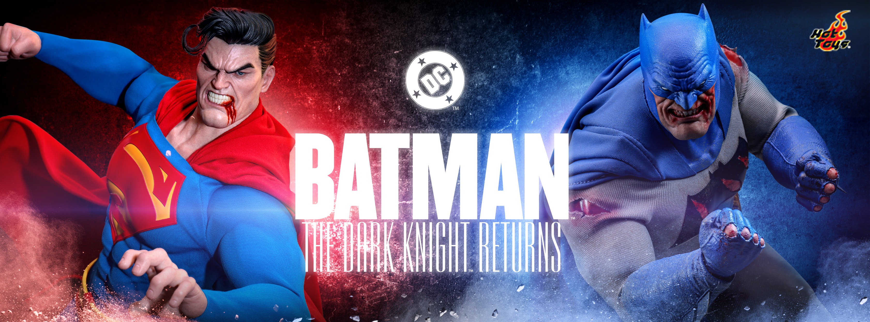 Discount Bundle! Hot Toys Batman + Superman CMS032 CMS031 The Dark Knight Returns 1/6 Scale Figure