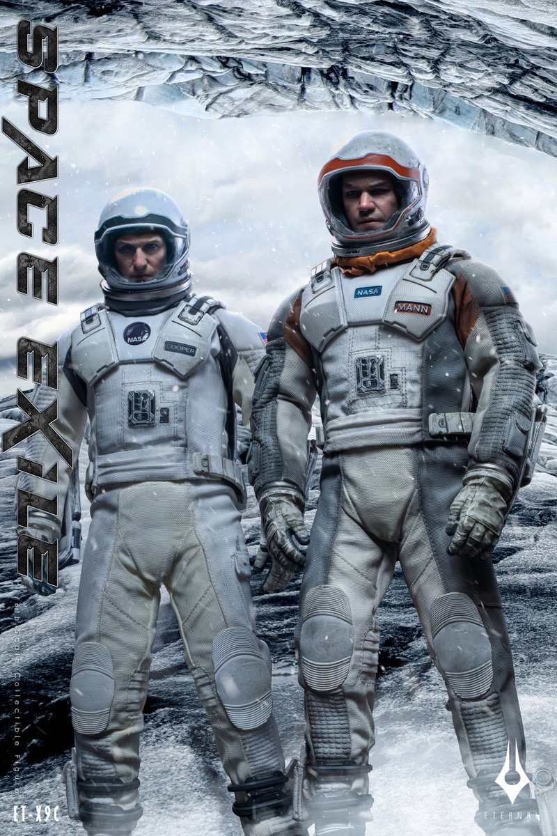 2 Figure Set! In stock! ETERNAL ET-X9C 1/6 Cooper Interstellar Matthew 