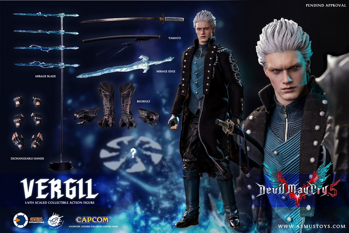 Pre order! Asmus Toys Devil May Cry Vergil 1/6 Scale Action Figure LUXURY EDITION DMC500LUX