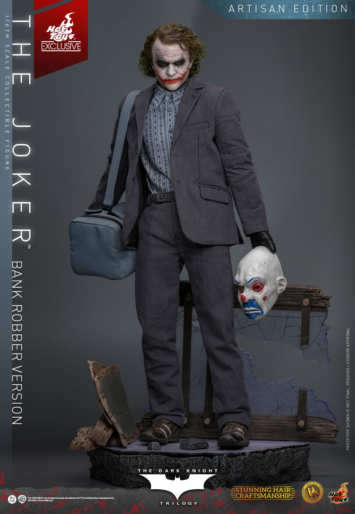 Pre Order! Hot Toys DX51AE Joker Bank Robber Version The Dark Knight Artisan Edition 1/6 scale Figure collectibles