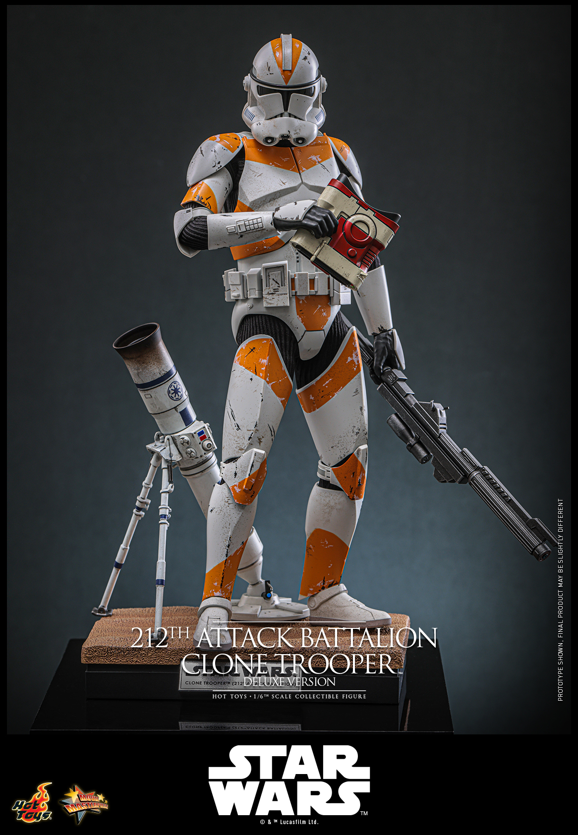 Pre order! Hot Toys MMS852 212th Attack Battalion Clone Trooper Deluxe Version 1/6 Scale Figure