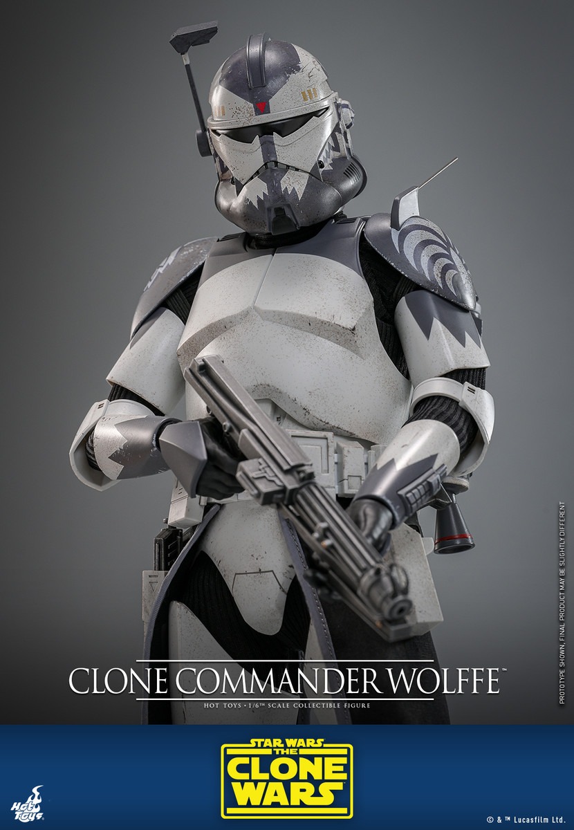 In stock! Hot Toys TMS141 Clone Commander Wolffe Star Wars: The Clone Wars