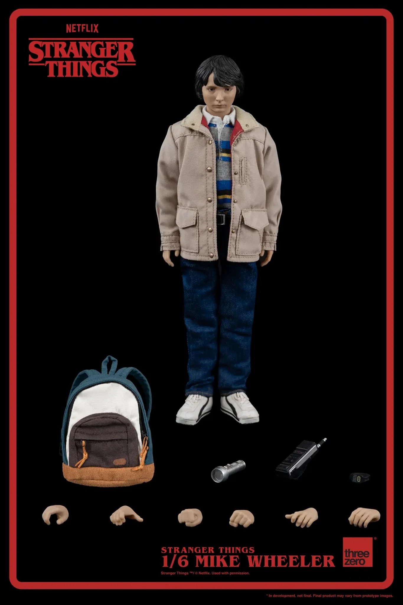 Restocking! Threezero Stranger Things Mike Wheeler 1/6 Scale Figure