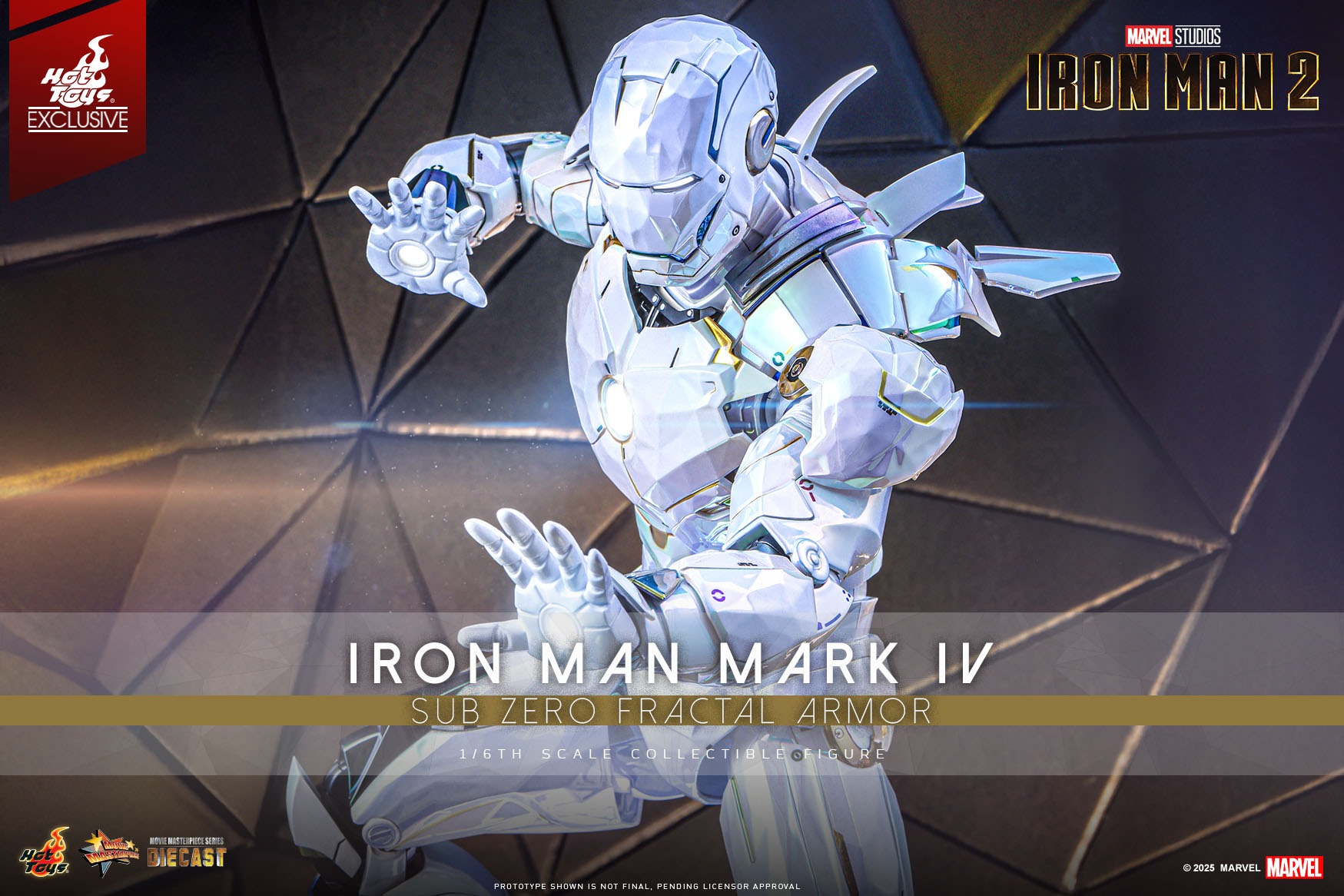 Pre order! Hot Toys MMS830D76 Iron Man 2 1/6th scale Iron Man Mark IV (Sub-Zero Fractal Armor) Collectible Figure [Hot Toys Exclusive]