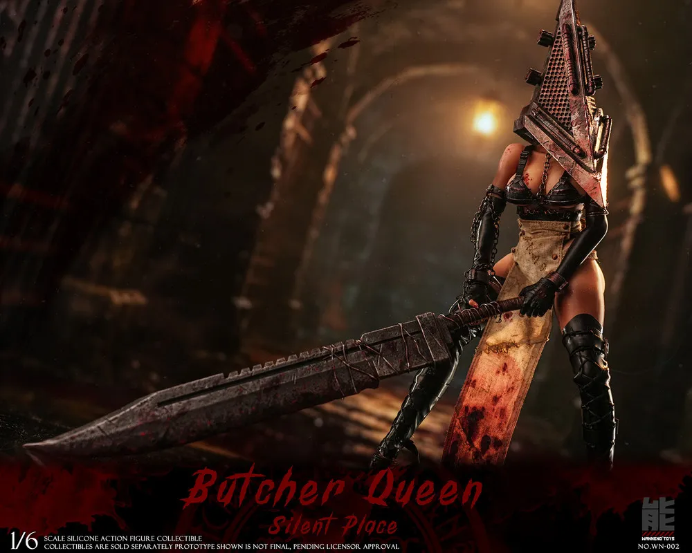 Pre order! Wanneng Toys WN-002A Butcher Queen Quiet Place Silent Hill 1/6 Scale Action Figure