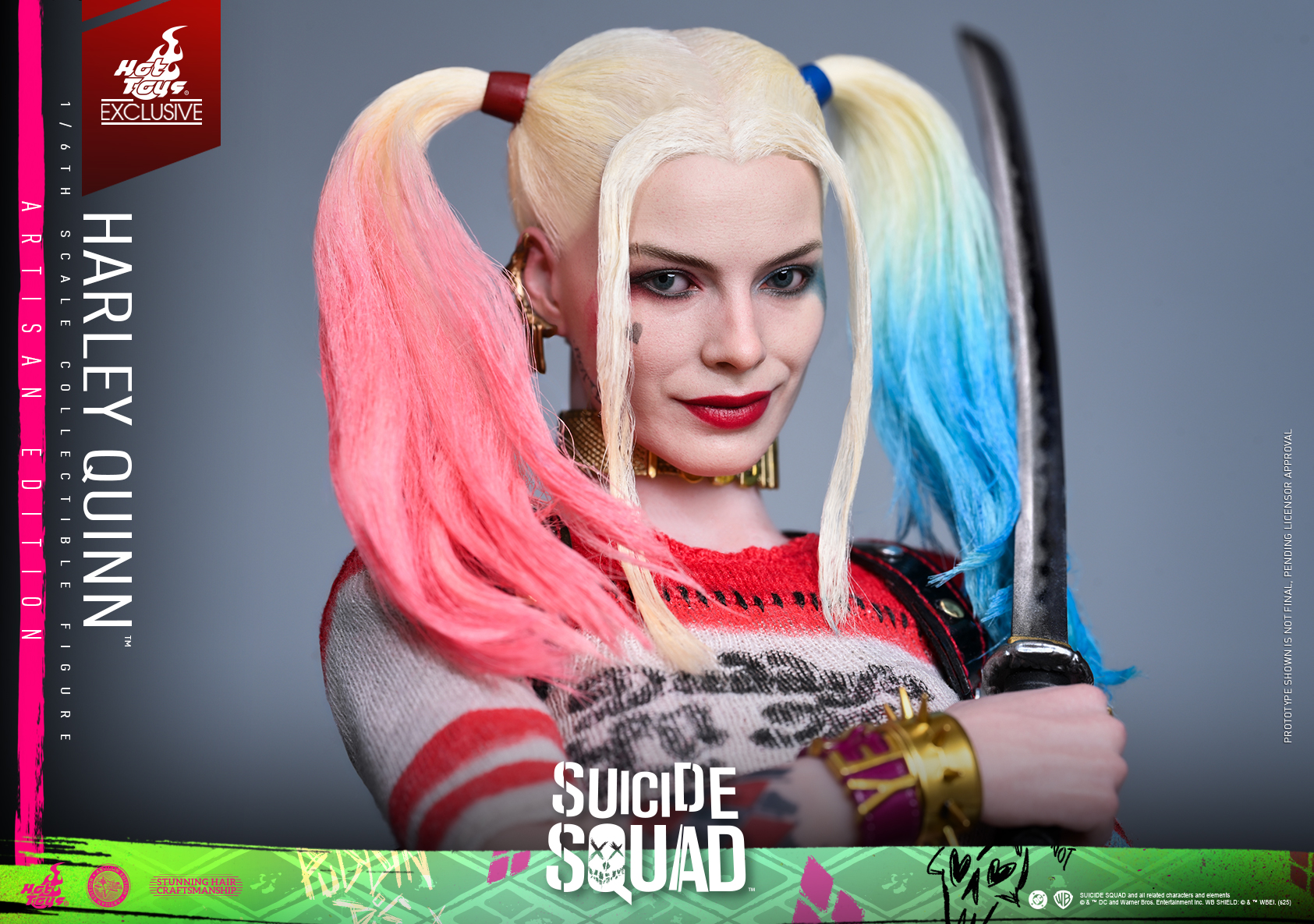 Pre order! Hot Toys MMS842AE Harley Quinn Suicide Squad (Artisan edition)(500 Limited) Collectibles 1/6 Scale Action Figure