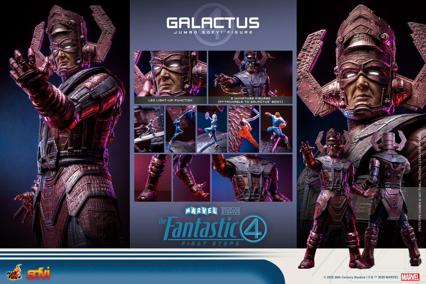 Pre order! Hot Toys SMS001J The Fantastic Four: First Steps Galactus Jumbo Sofvi Figure 