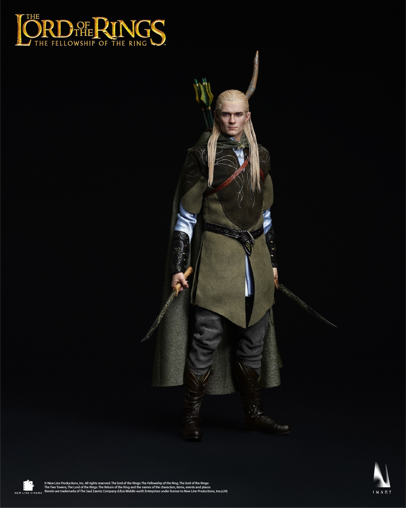 In stock! INART The Lord of the Rings: The Fellowship of the Ring Legolas 1/6 Collectible Figure (Rooted Hair)