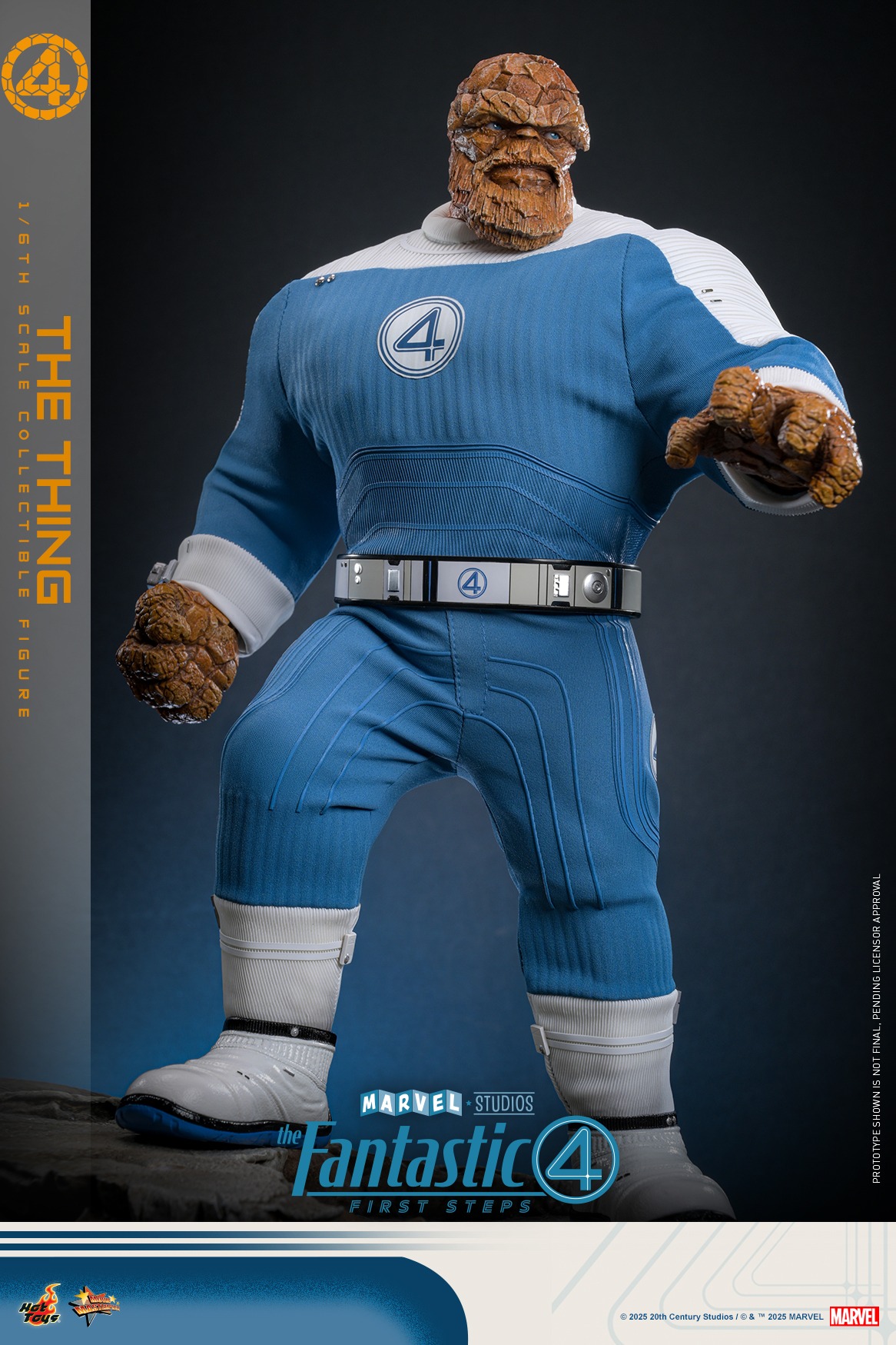 Pre order! Hot Toys MMS813 The Fantastic Four: First Steps 1/6th scale The Thing Collectible Figure 