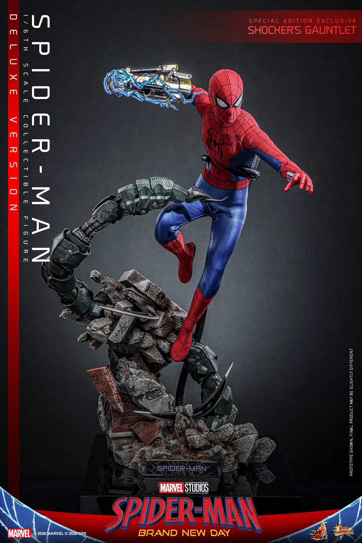 Pre order! Hot Toys MMS893 Spider-Man: Brand New Day Spider-Man (Exhibition limited Deluxe Version) 1/6 scale Collectible Figure