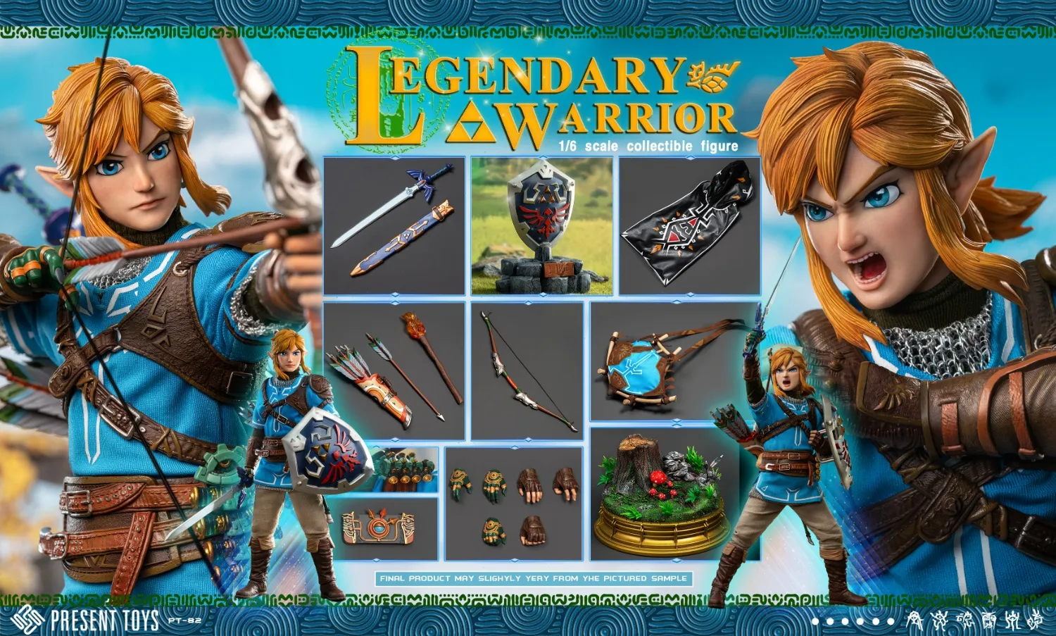 In stock! Present Toys PT-SP82 Legendary Warrior Figure Deluxe Version 1/6 Scale action figure