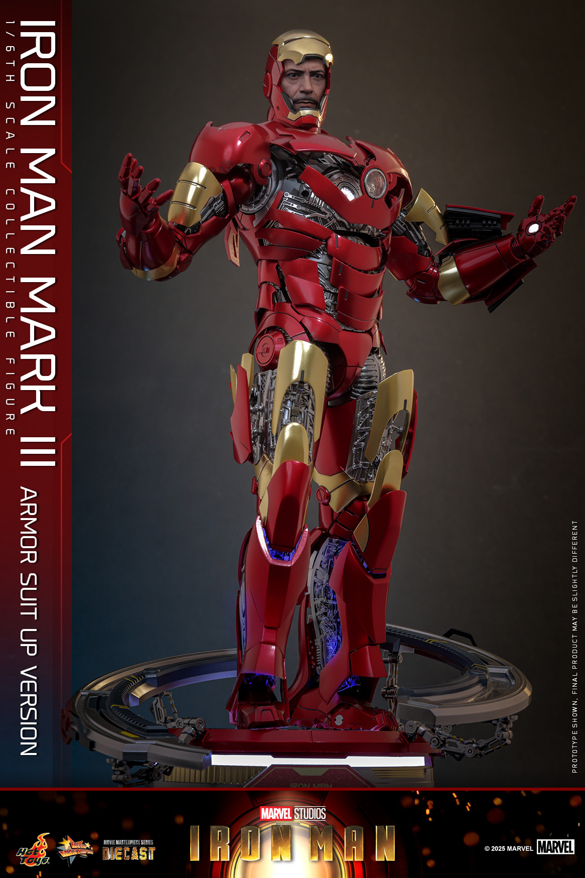 Pre Order! Hot Toys MMS825D72 Mark III (Armor Suit Up Version) 1/6 figure collectibles