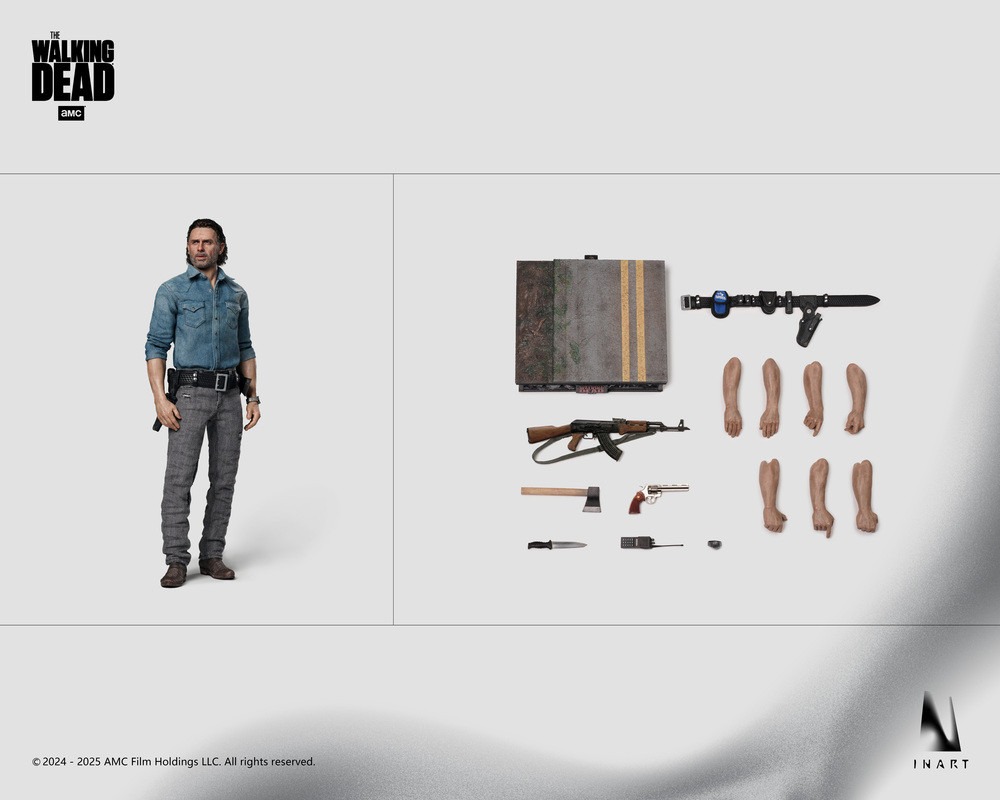 Pre order! INART Rick Grimes 1/6 Collectible Figure The Walking Dead Season 8