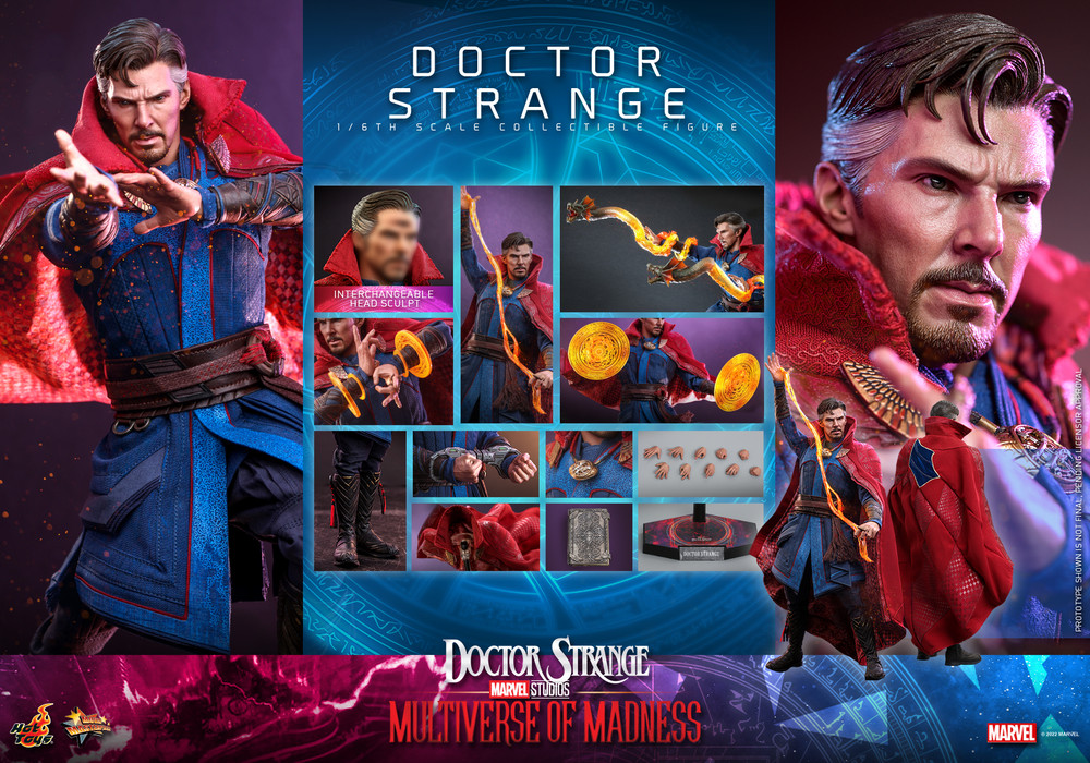 In stock! Hot Toys MMS645 Doctor Strange in the Multiverse of Madness 1/6 scale figure
