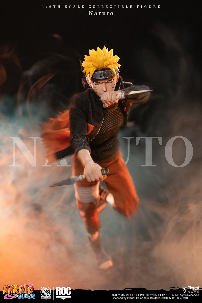 Pre order! Rocket Toys ROC-012 Naruto Uzumaki Battle Damaged Version 1/6 action figure