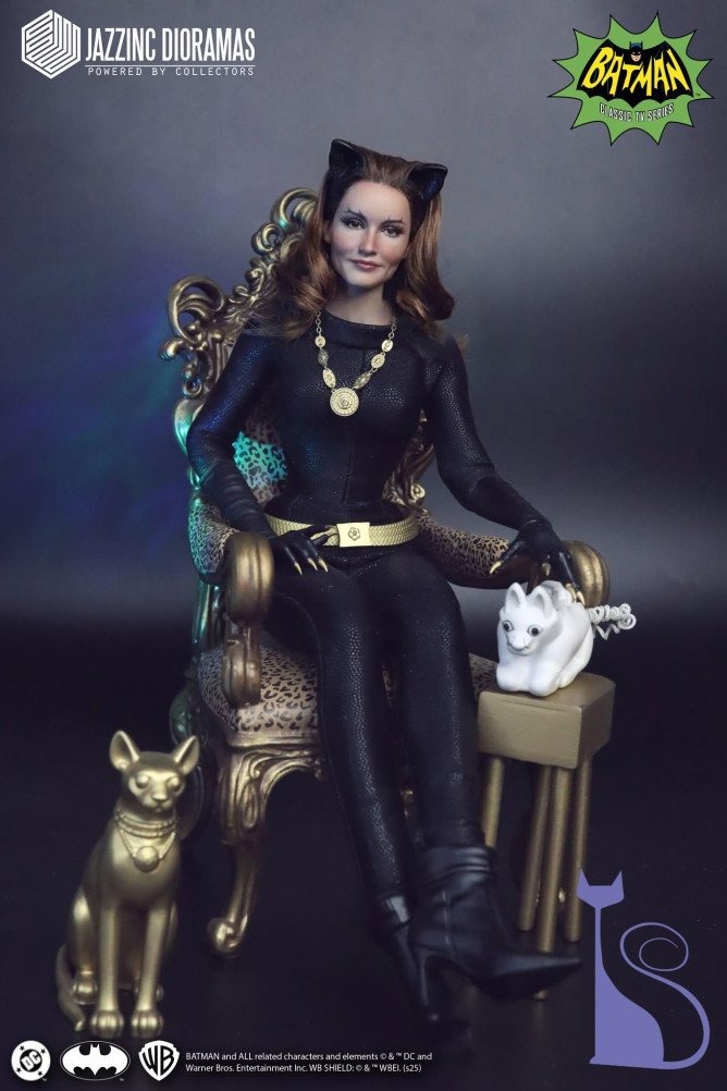 Pre order! Jazzinc CATWOMAN (BATMAN 1966 TV SERIES) 1/6 Scale Figure – DX Edition Julie Newmar