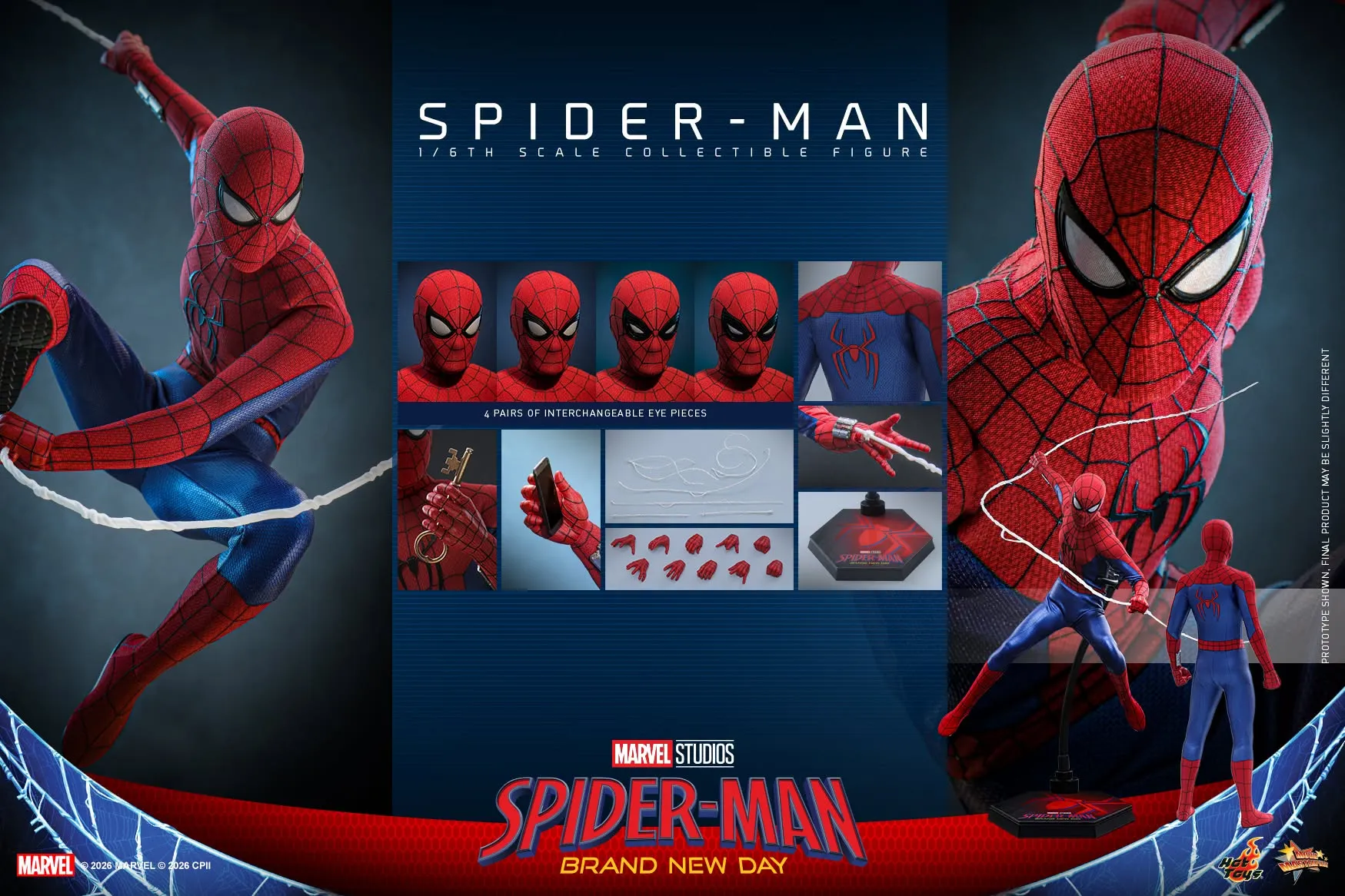 Pre order! Hot Toys MMS892 Spider-Man: Brand New Day Spider-Man 1/6 scale Collectible Figure