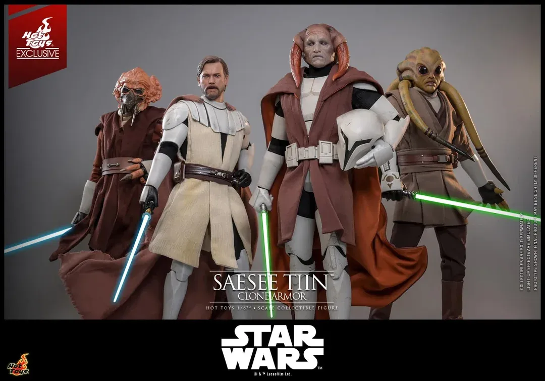 Coming soon! Hot Toys TMS168 Saesee Tiin (Clone Armor) Star Wars: The Clone Wars 1/6th Scale Collectible Figure