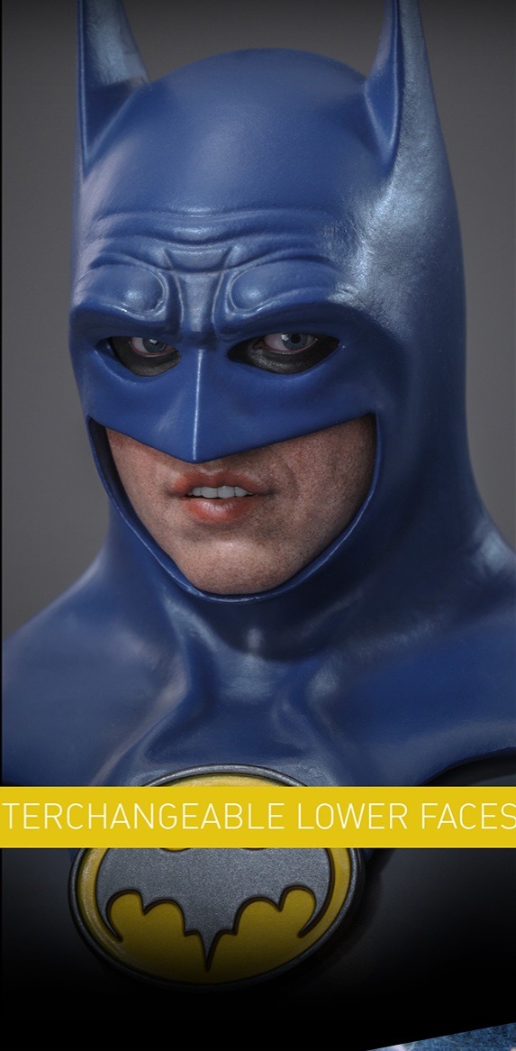 In stock! Hot Toys MMS 834 The Flash: Batman (Blue & Grey Suit) 1/6 Scale Collectible Figure