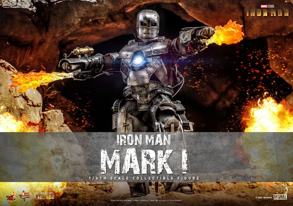 In stock! Hot Toys MMS605D40 Iron Man Mark I Diecast 1/6 Action Figure