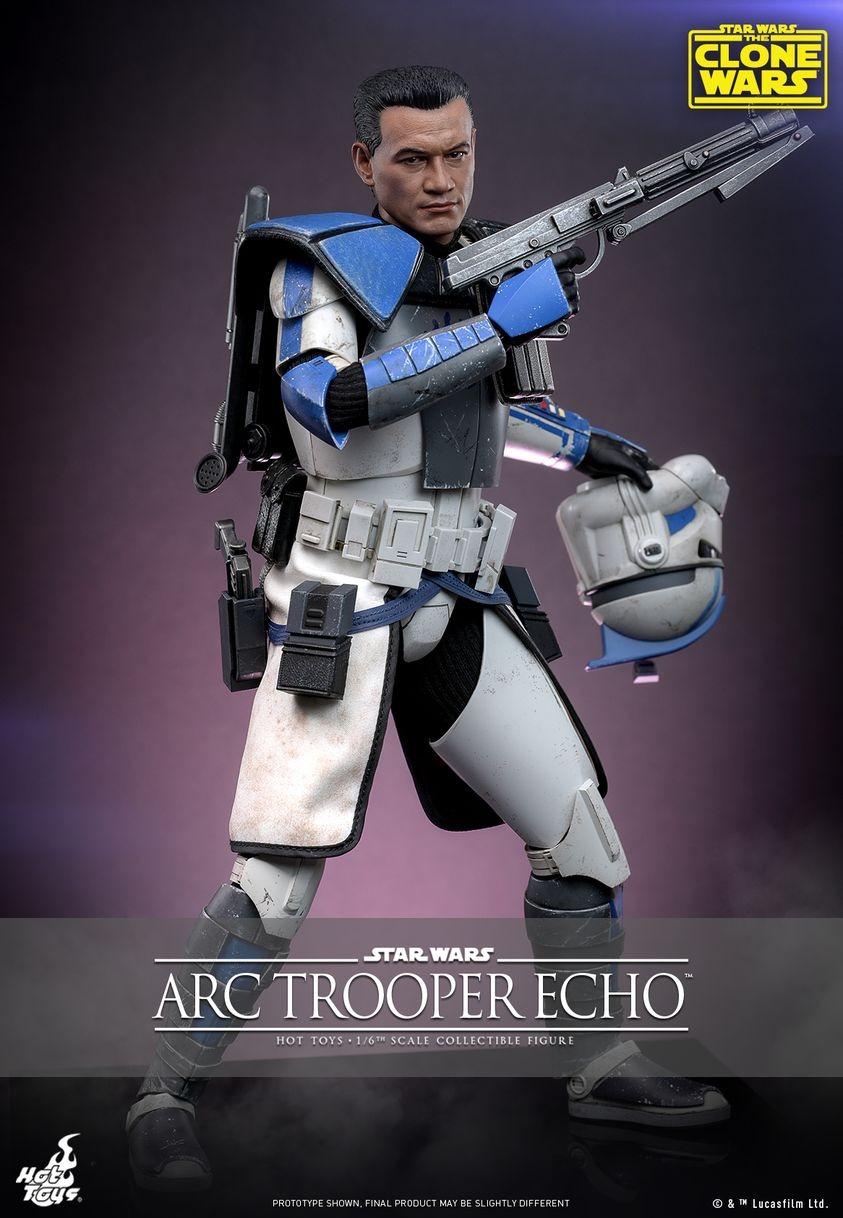 In stock! Hot Toys TMS133 The Clone Wars ARC Trooper Echo 1/6 Scale Figure