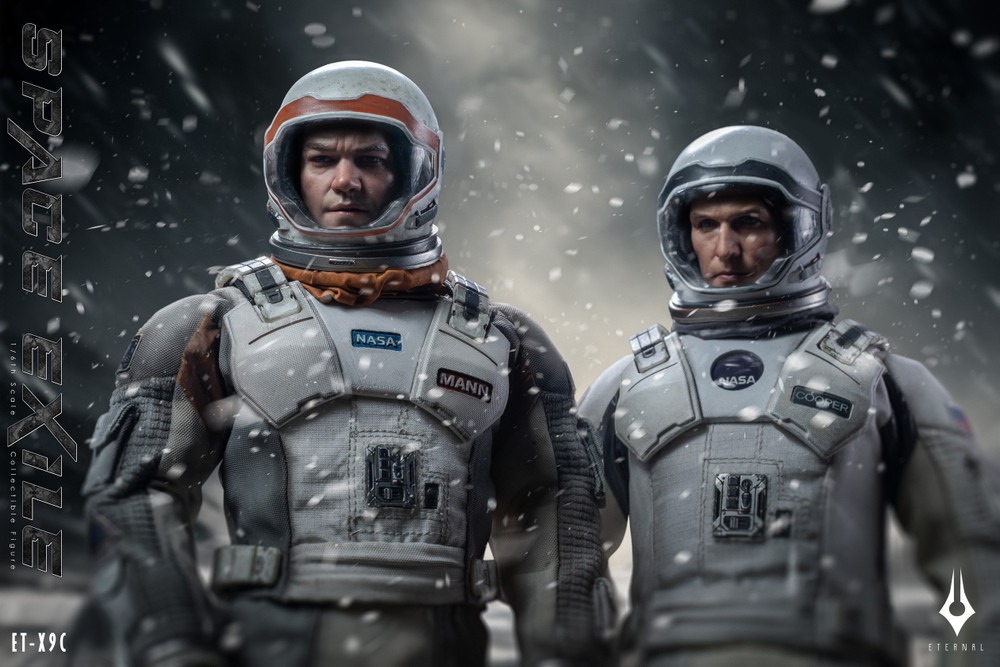 2 Figure Set! In stock! ETERNAL ET-X9C 1/6 Cooper Interstellar Matthew 