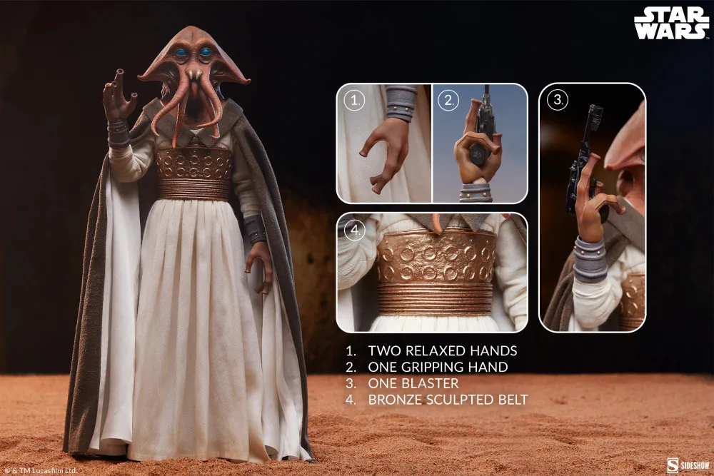 Pre order! Sideshow Collectibles #100496 Tessek 1/6 Action figure