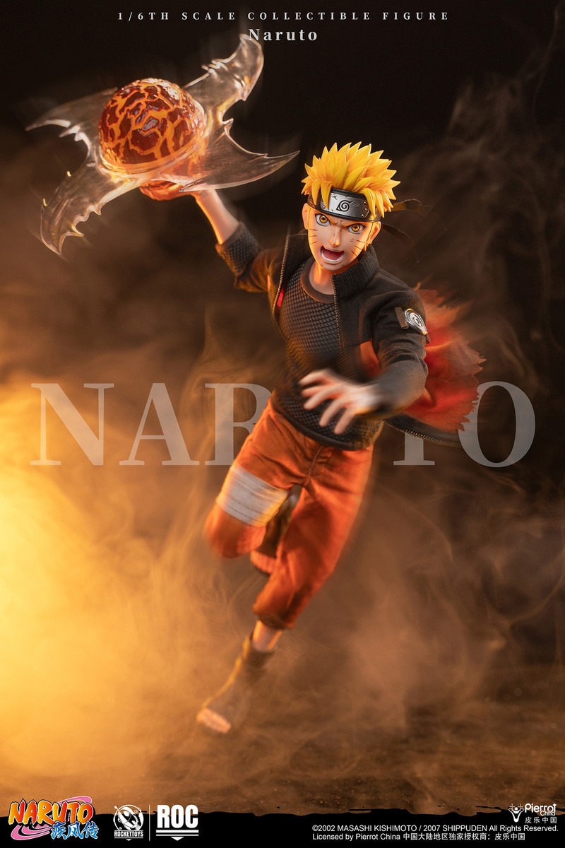 Pre order! Rocket Toys ROC-012 Naruto Uzumaki Battle Damaged Version 1/6 action figure