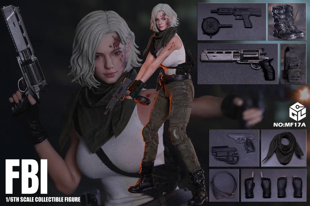 Pre order! CGL MF17A FBI Agent Grace Damaged Edition 1/6 Action figure
