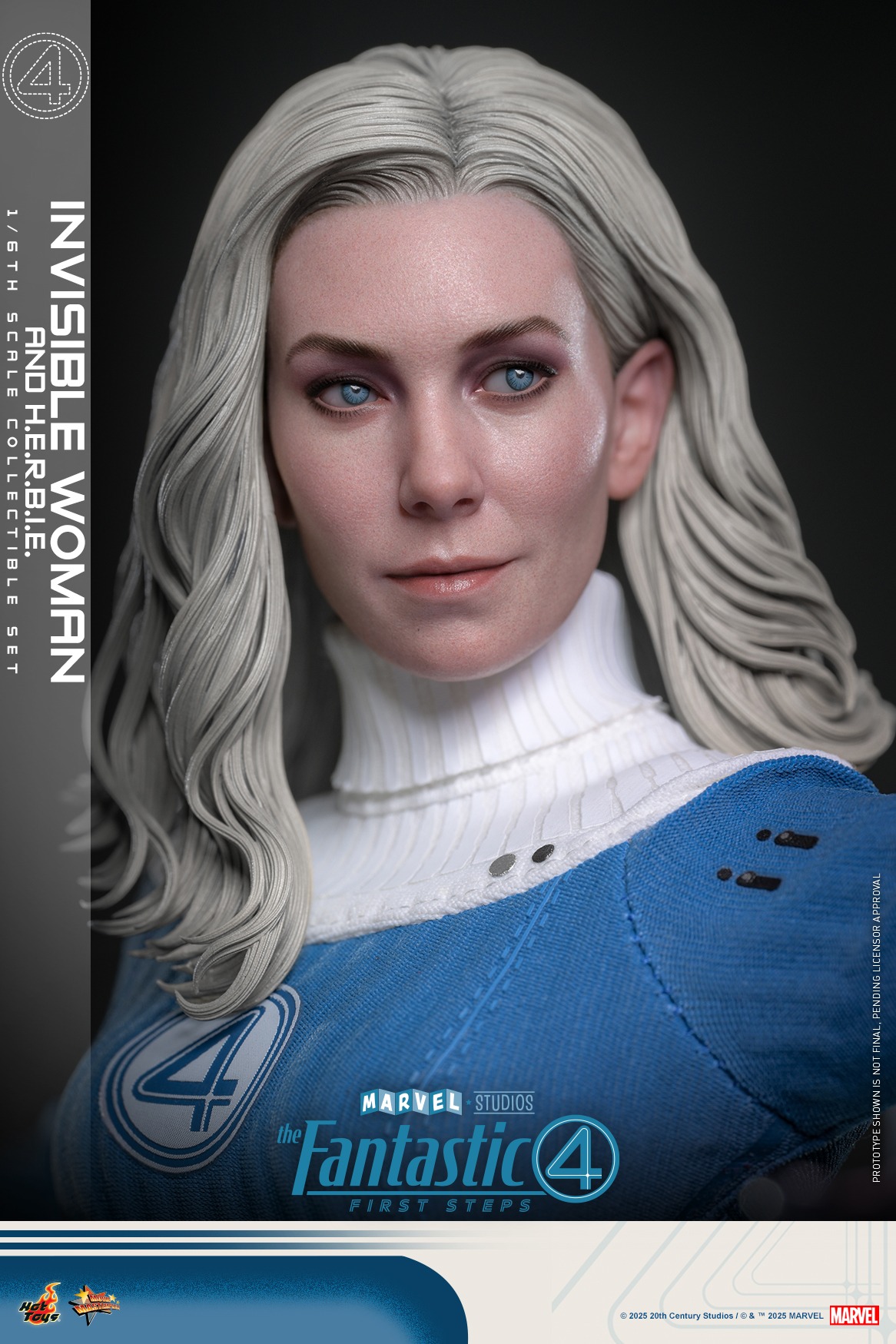Pre order! Hot Toys MMS823 The Fantastic Four: First Steps 1/6th scale Invisible Woman Collectible Figure