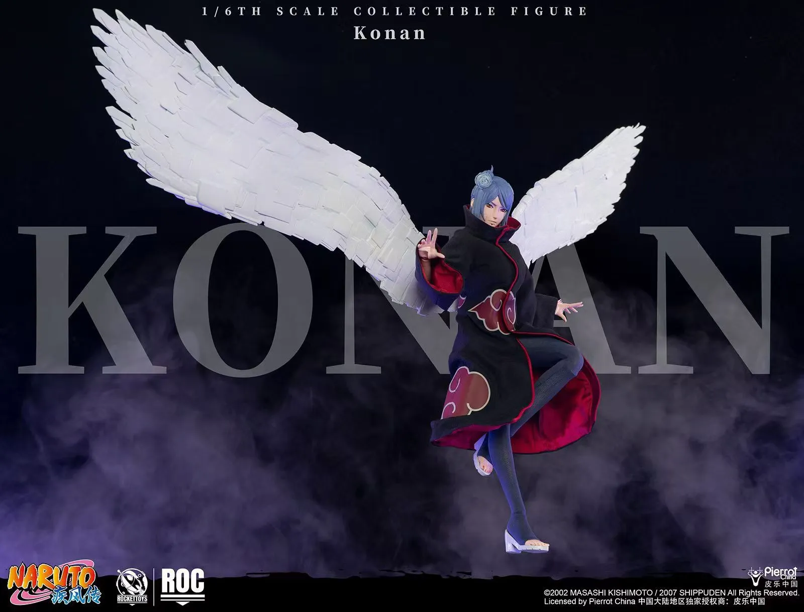 Pre order! Rocket Toys ROC-023 Shippuden Konan Naruto 1/6 action figure