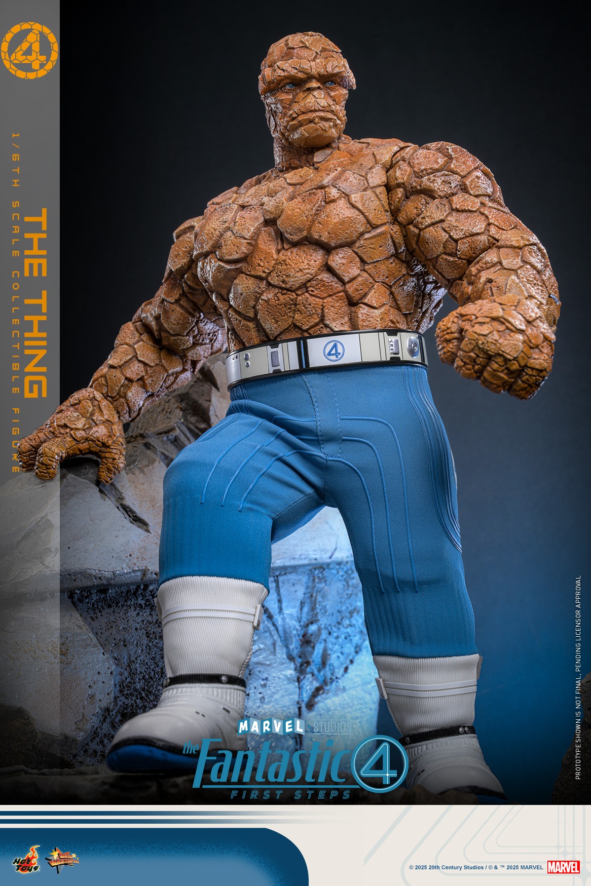 Pre order! Hot Toys MMS813 The Fantastic Four: First Steps 1/6th scale The Thing Collectible Figure 