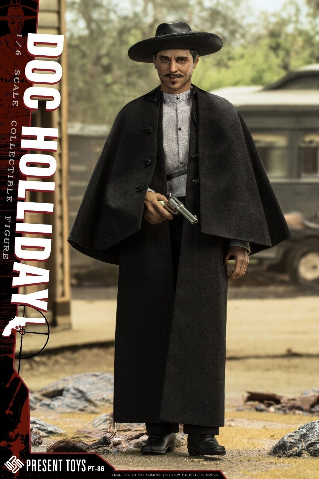 In Stock! PRESENT TOYS PT-sp86 1/6 Legendary Gunner Doc Holliday Action Figure