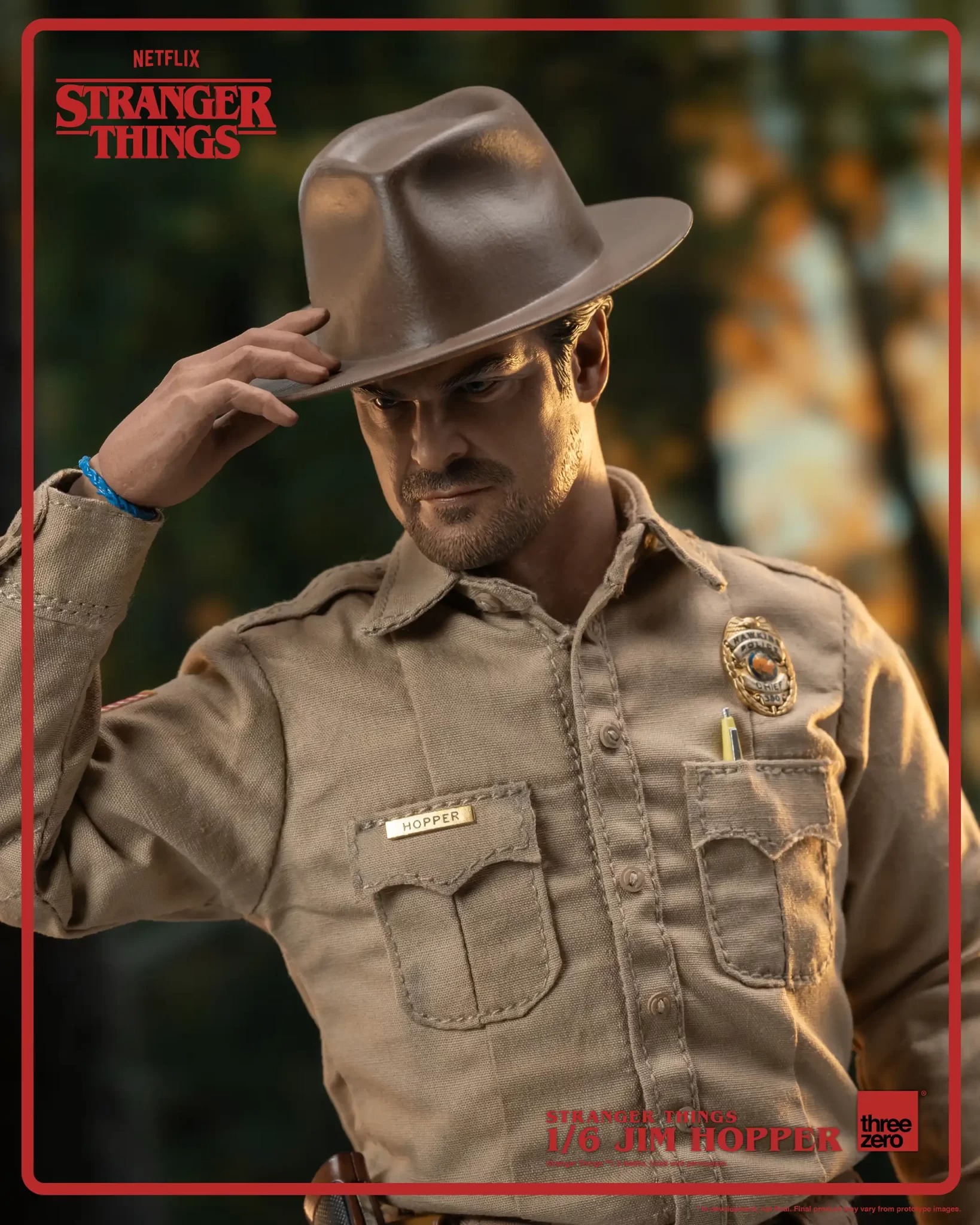 In stock! Threezero Stranger Things Jim Hopper (Season 1) 1/6 Scale Figure