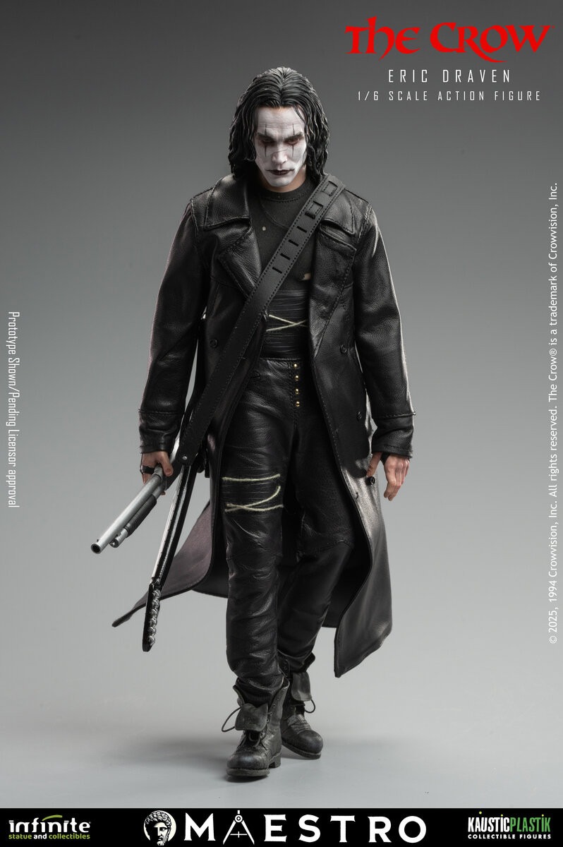 Pre order! Kaustic Plastik The Crow Eric Draven 1/6 Luxury Action Figure (Standard Edition)