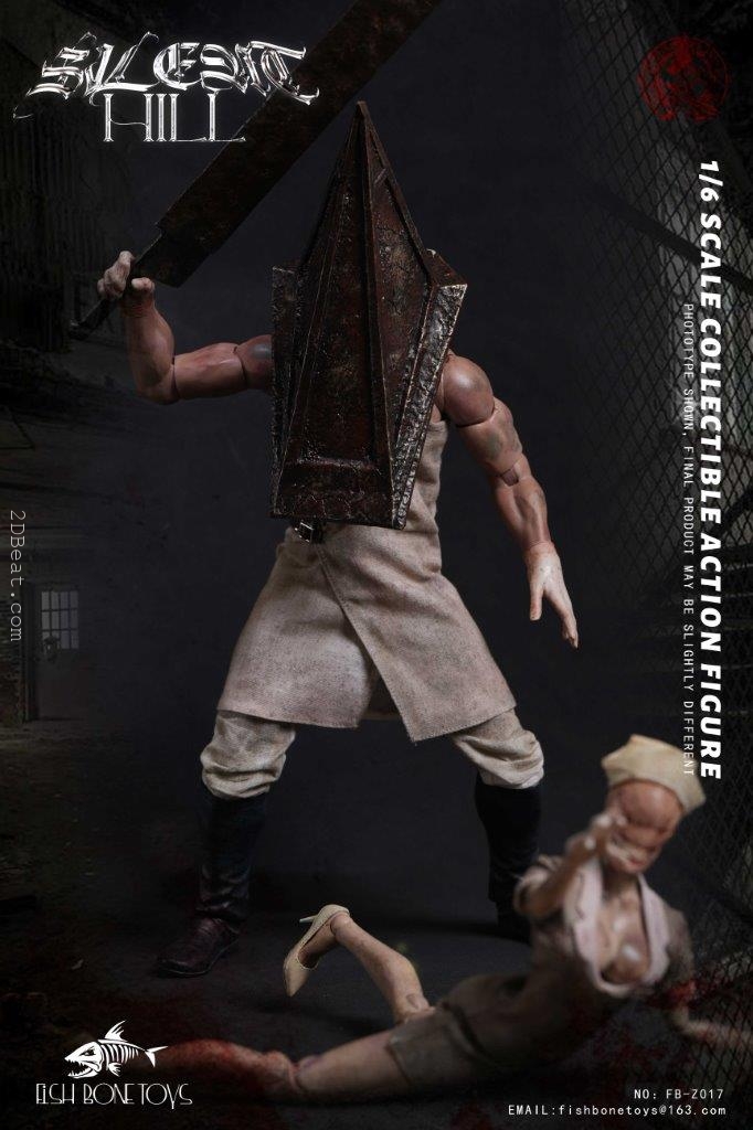 In Stock! FISH BONETOYS FB-Z017 Silent Hill Pyramid Head and Nurse 1/6 Figure