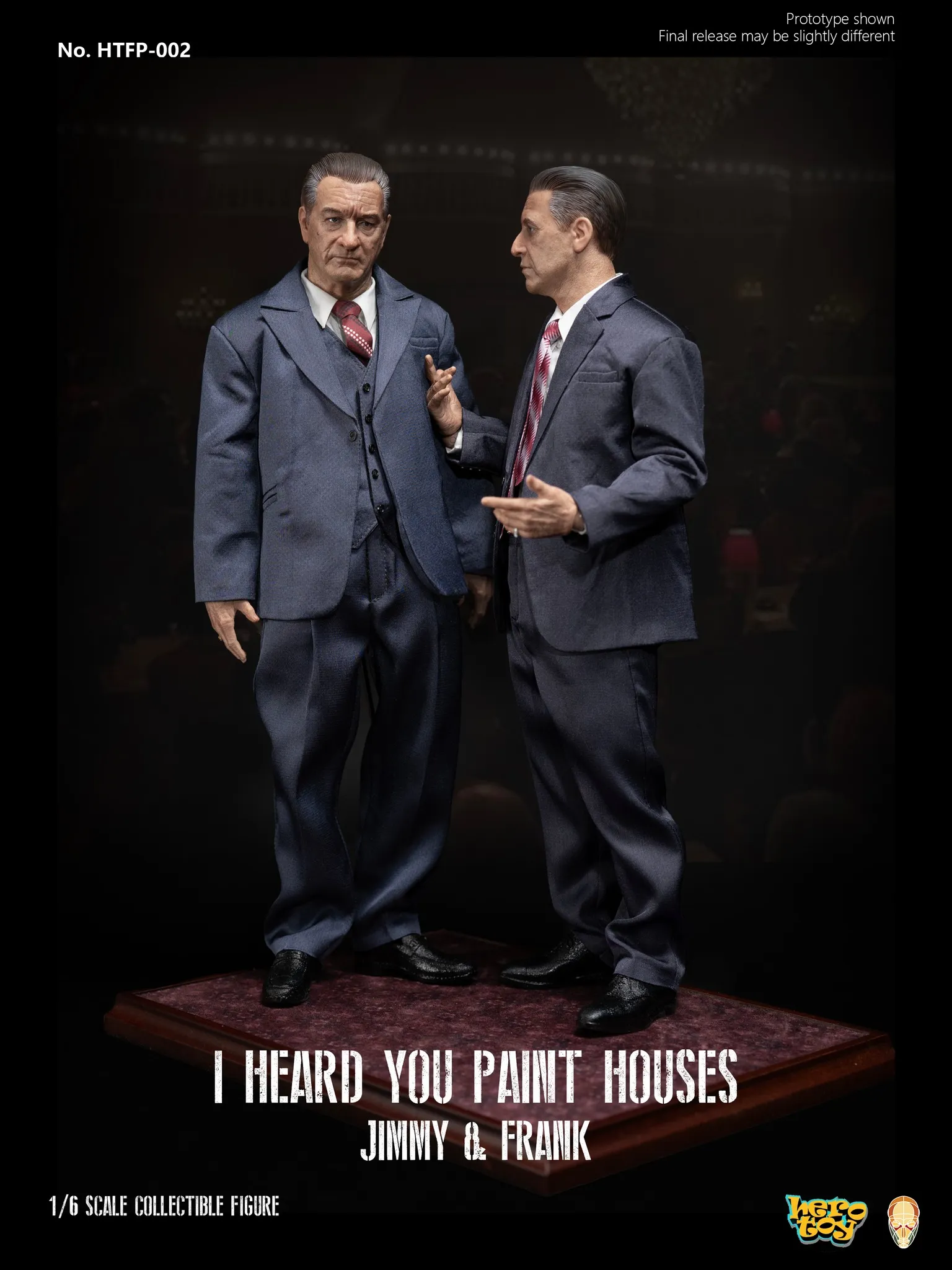 In stock! Herotoy +Facepool I Heard You Paint Houses Jimmy & Frank Set HTFP002 1/6 Action Figure