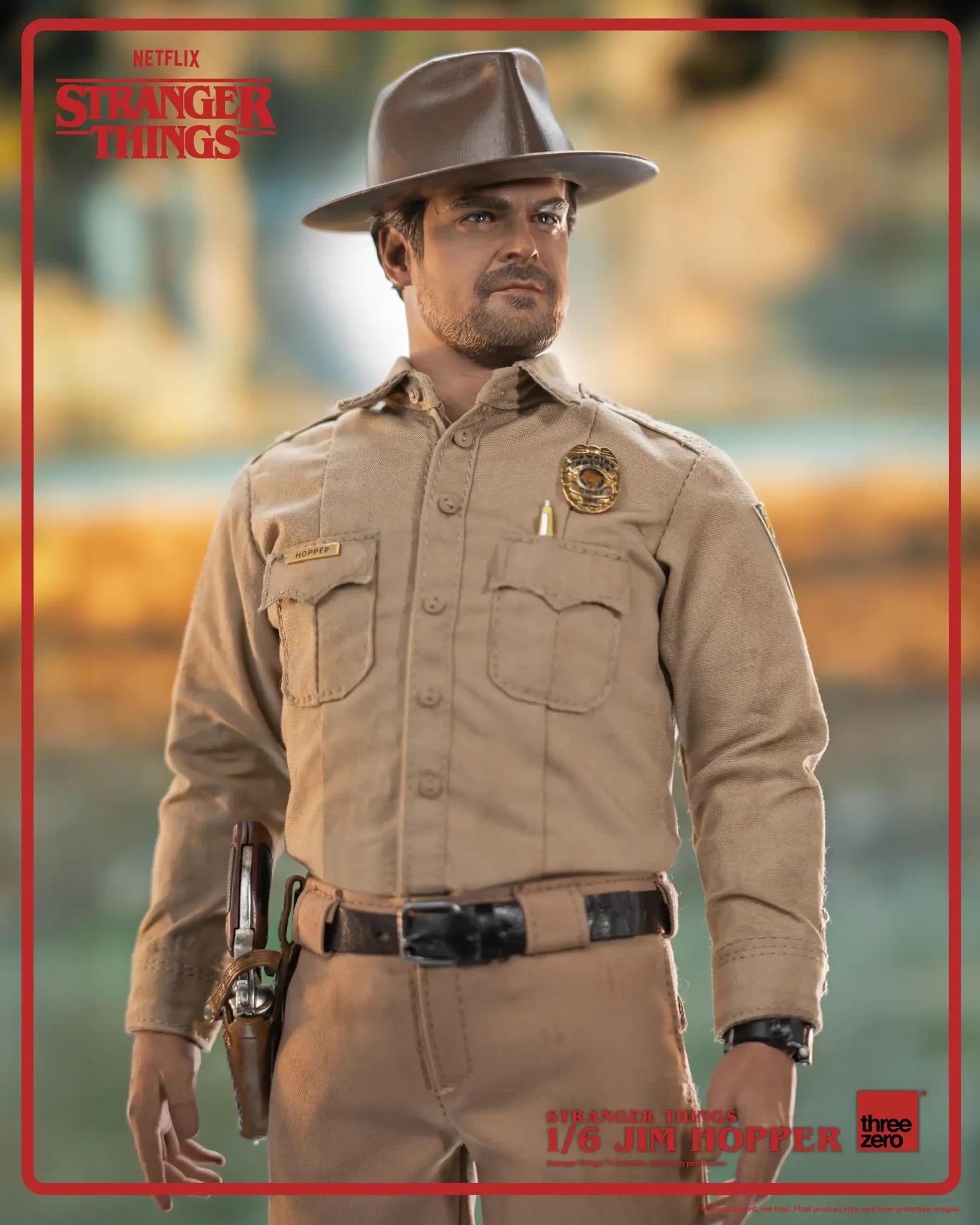 In stock! Threezero Stranger Things Jim Hopper (Season 1) 1/6 Scale Figure