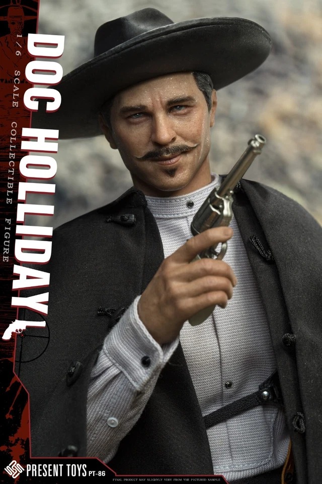 In Stock! PRESENT TOYS PT-sp86 1/6 Legendary Gunner Doc Holliday Action Figure