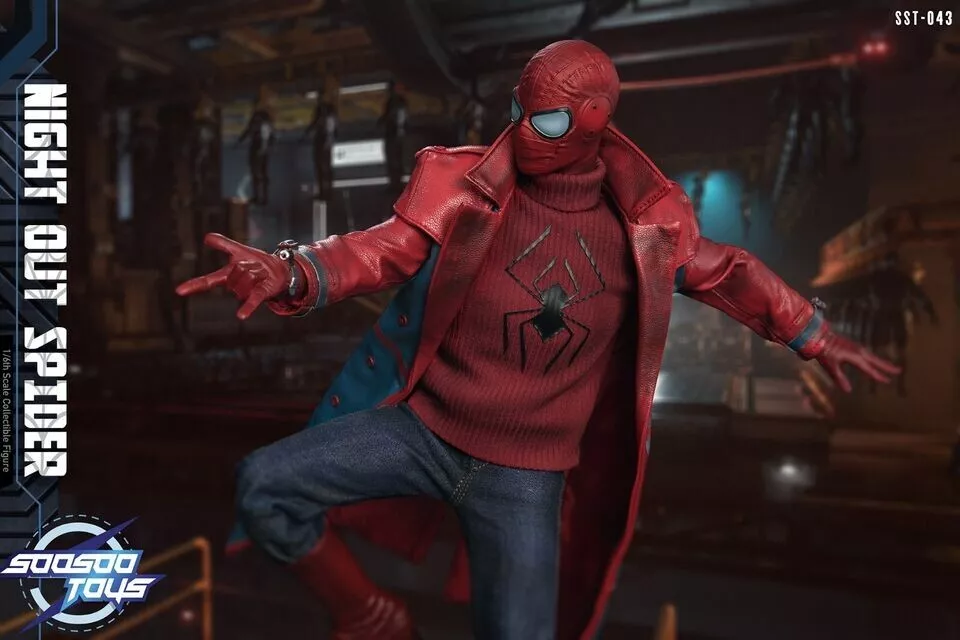 In Stock! SooSootoys SST-043 Night Out Spider 1/6 action figure