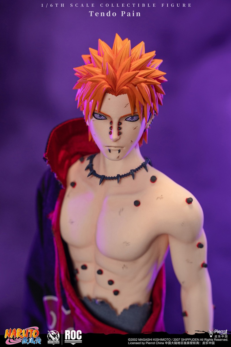 Pre order! Rocket Toys ROC-014 Tendo Pain Battle-Damaged Ver. Naruto 1/6 action figure