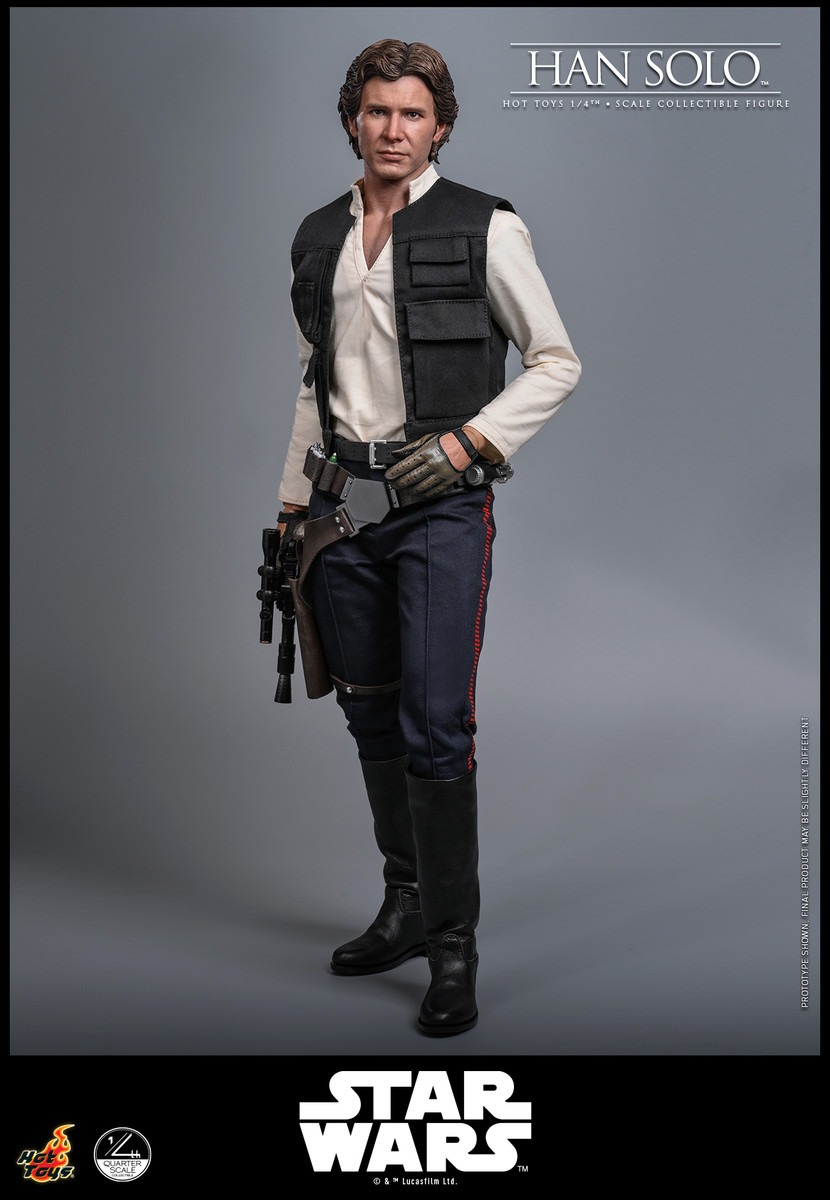 Pre order! Hot Toys QS026 Han Solo Star Wars: A New Hope 1/4th scale Collectible Figure