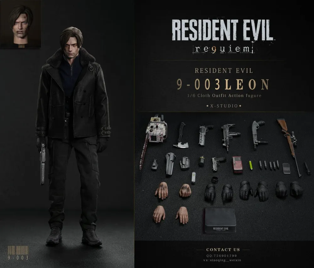 Pre order! X-STUDIO 9-003L Leon Scott Kennedy Resident Evil Requiem 1/6 Scale Figure