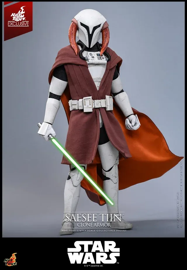 Coming soon! Hot Toys TMS168 Saesee Tiin (Clone Armor) Star Wars: The Clone Wars 1/6th Scale Collectible Figure