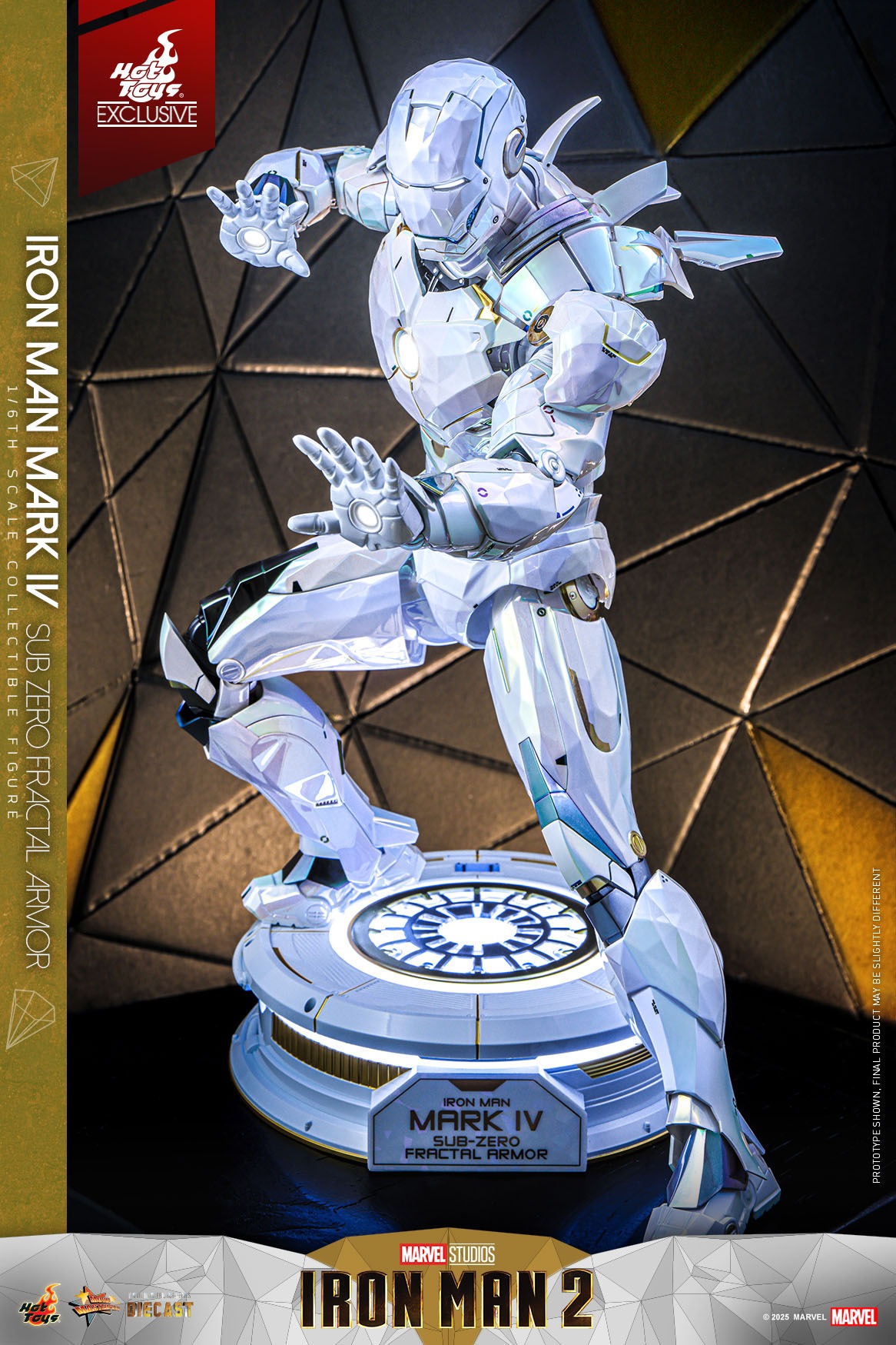 Pre order! Hot Toys MMS830D76 Iron Man 2 1/6th scale Iron Man Mark IV (Sub-Zero Fractal Armor) Collectible Figure [Hot Toys Exclusive]