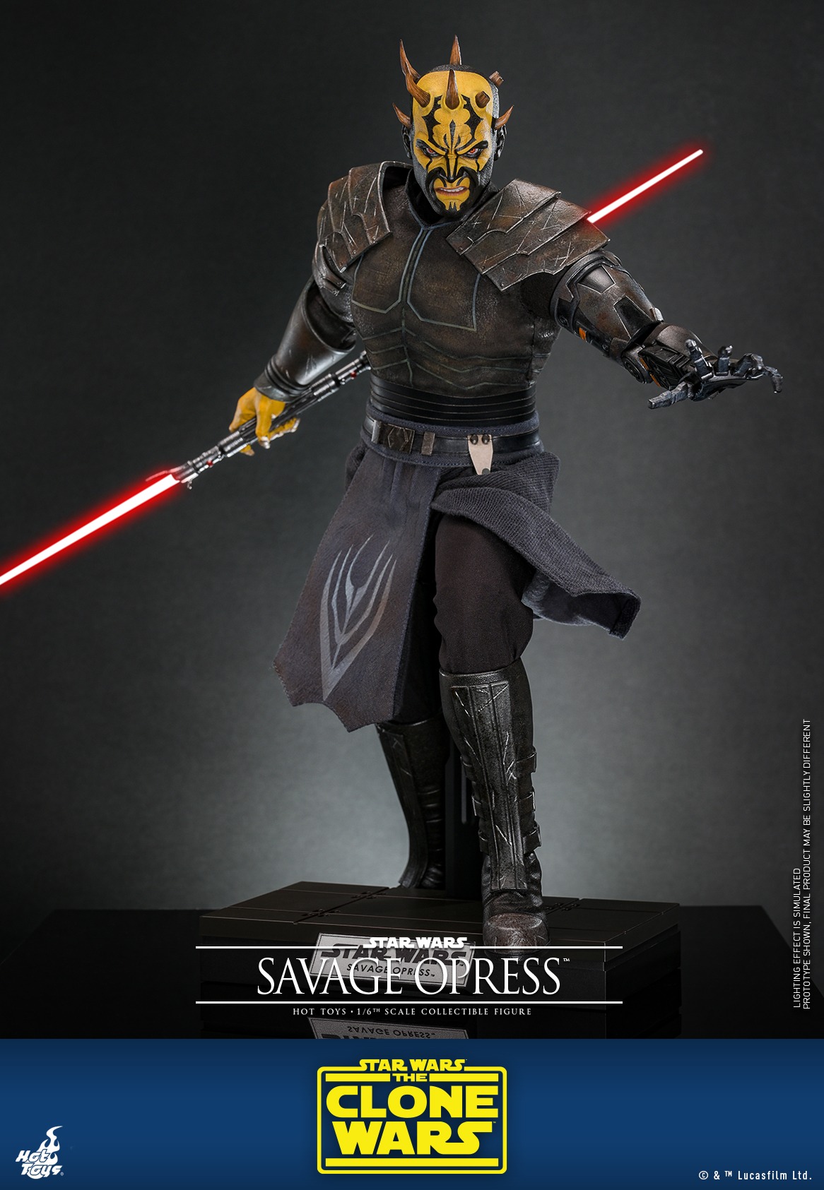 In stock! Hot Toys Savage Opress TMS136 Star Wars The Clone Wars 1/6 figure
